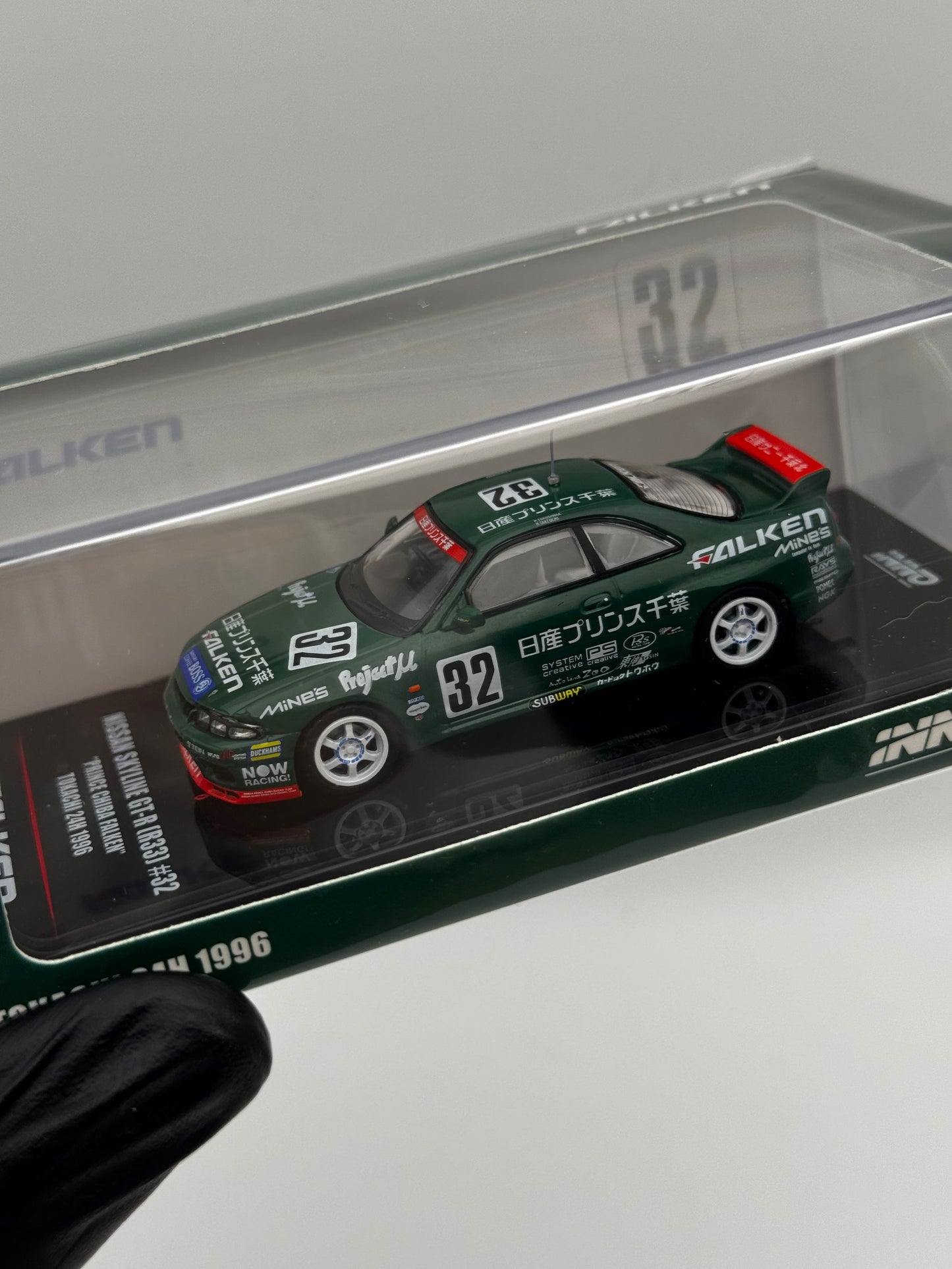 Nissan Skyline GT-R (R33) #32 Falken × Mine’s × INNO64 – Tokachi 24H 1996 SVRdiecast