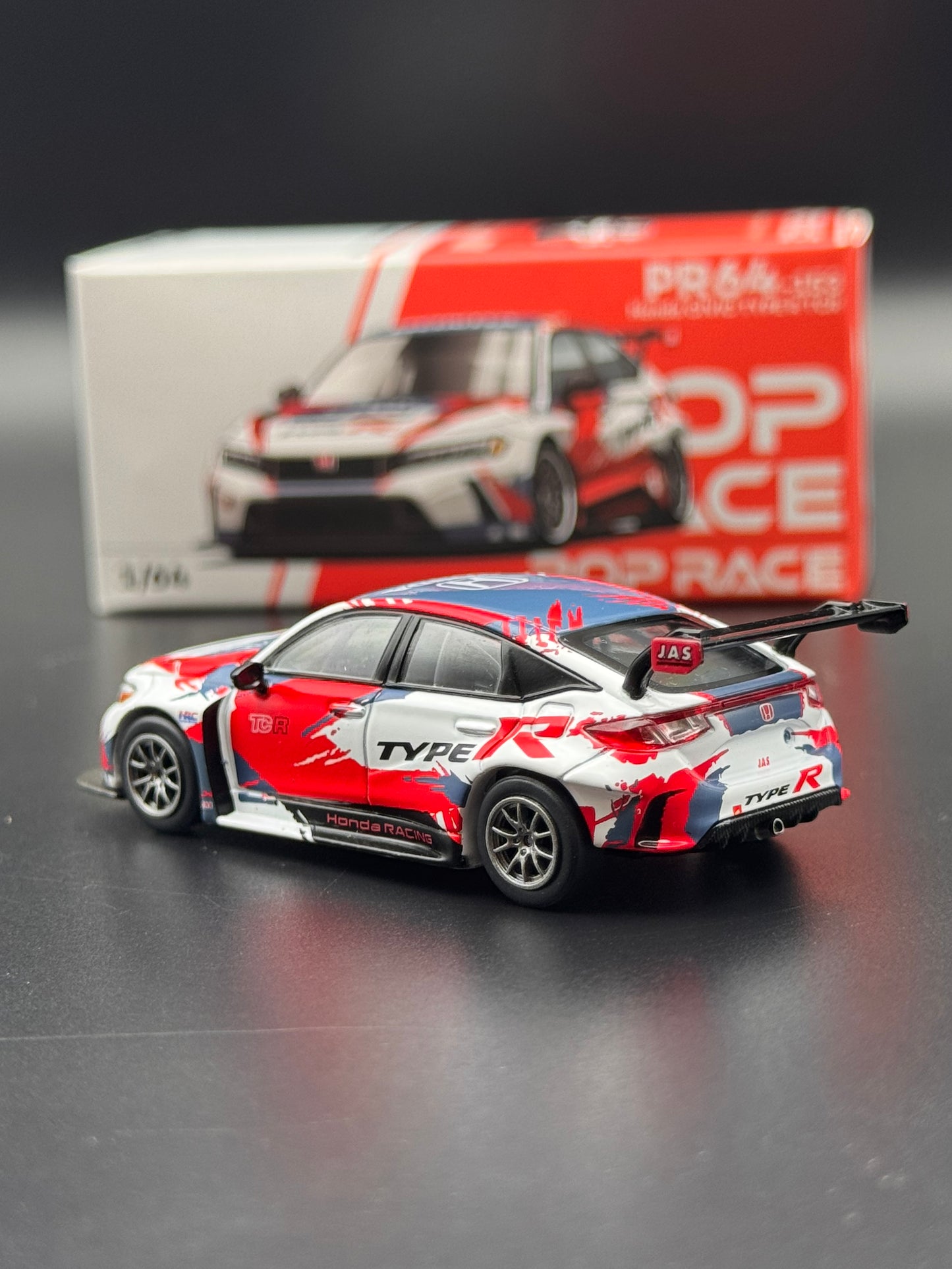 Honda Civic Type R TCR “Honda Racing” - Pop Race | 1:64