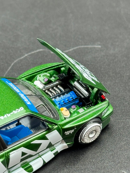 Kaido House x Mini GT - BMW M3 Kaido Works V2 - Green