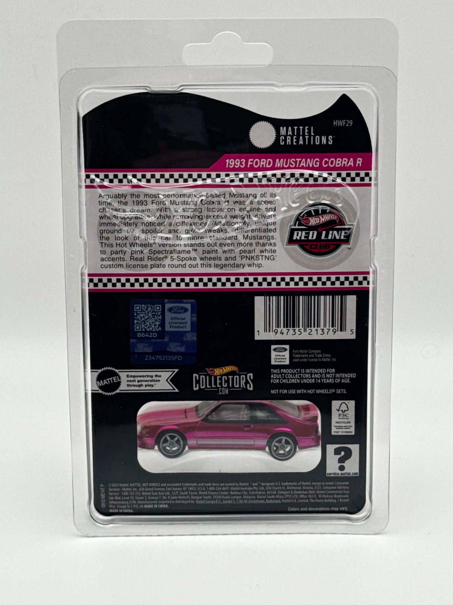 Ford Cobra Pink – Hot Wheels RLC Exclusive 1/64 SVRdiecast