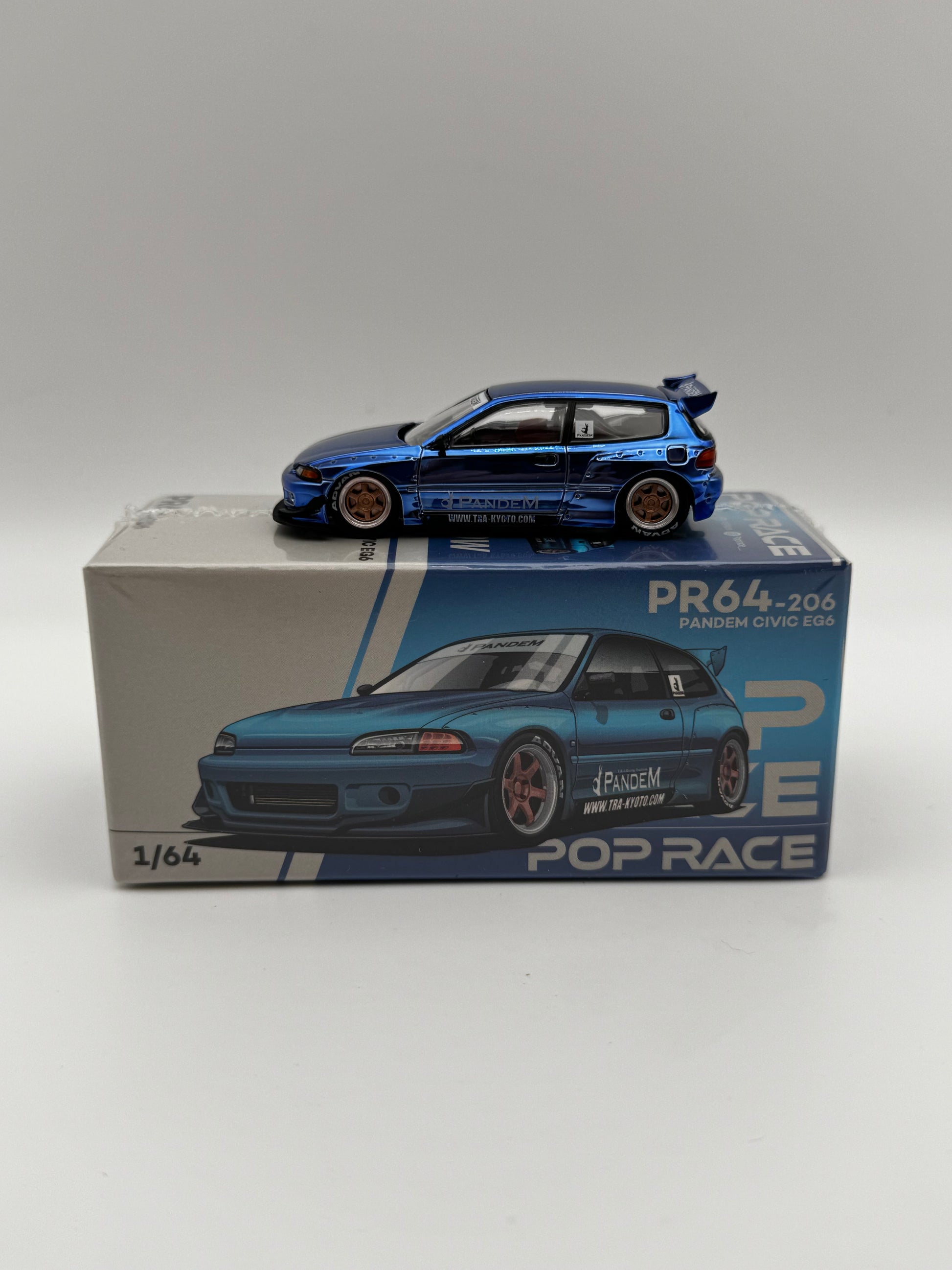 Honda Civic EG6 Pandem – POP RACE PR64-206 | 1:64 SVRdiecast