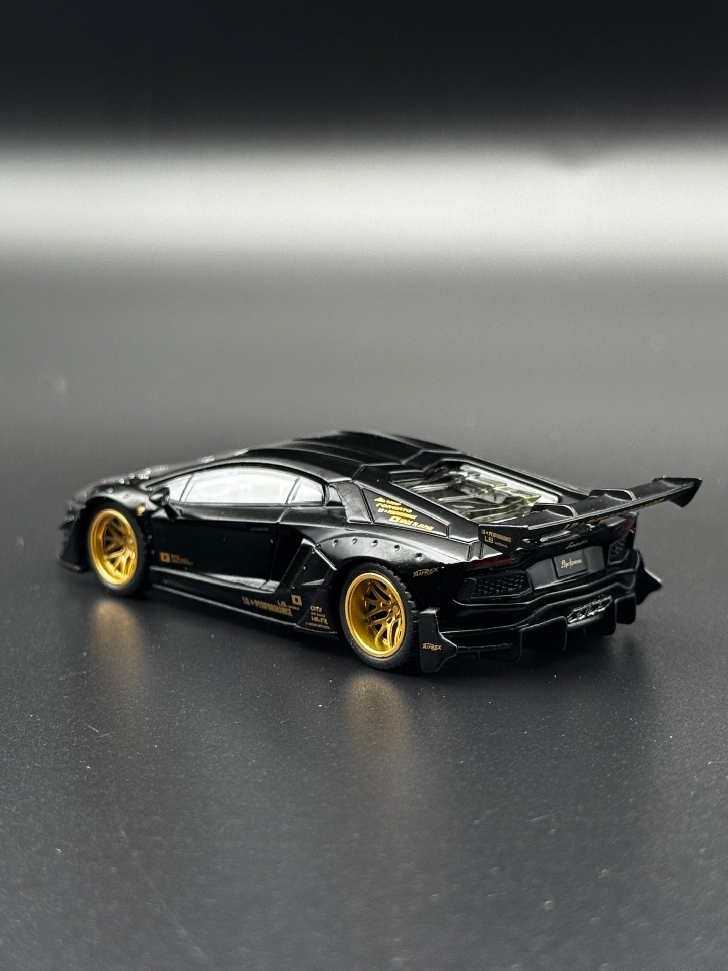 Mini GT – LB★WORKS Lamborghini Aventador Limited Edition Matte Black – 1:64 SVRdiecast