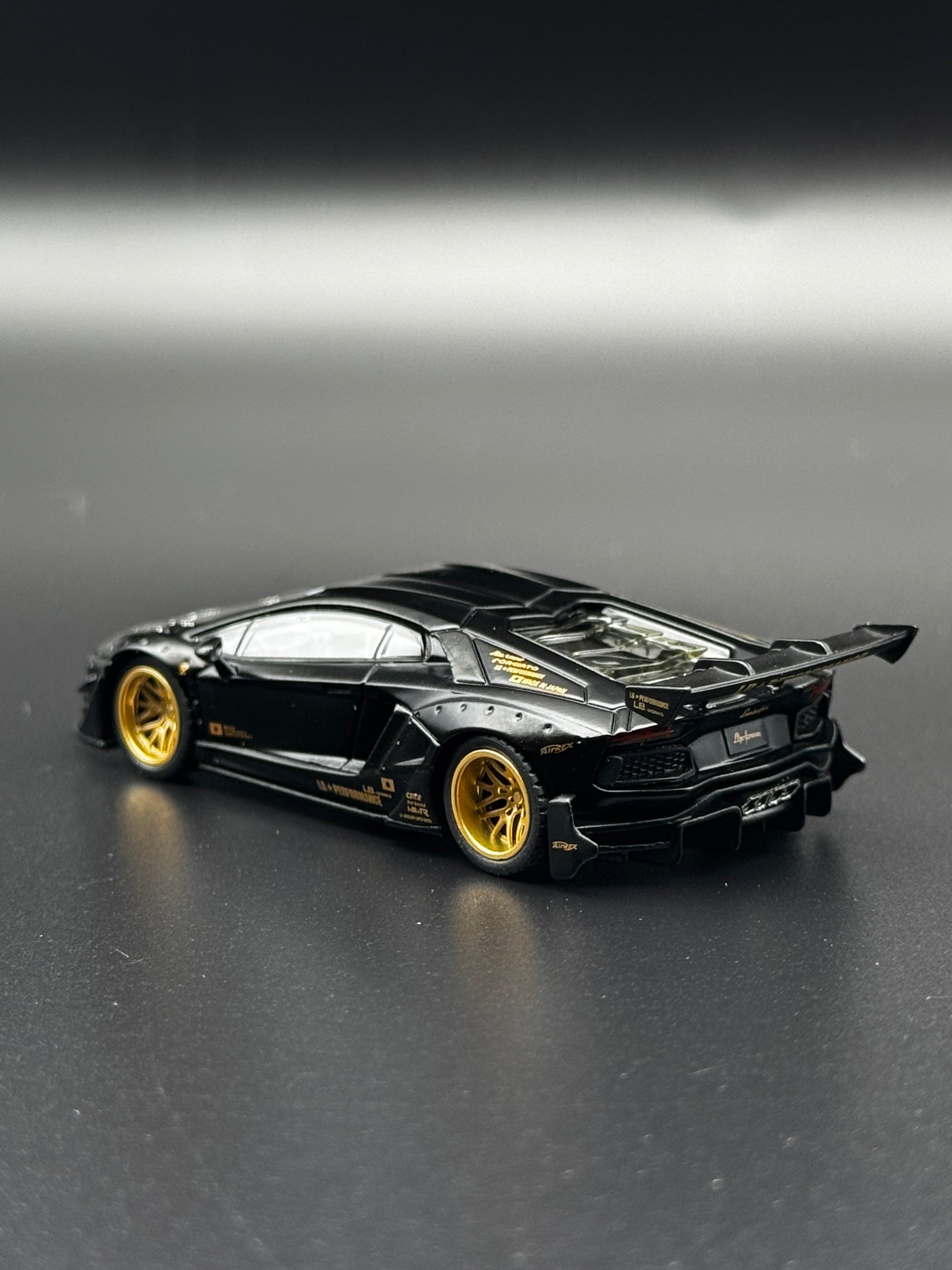 Mini GT – LB★WORKS Lamborghini Aventador Limited Edition Matte Black – 1:64 SVRdiecast