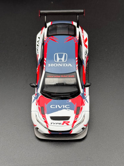 Honda Civic Type R TCR “Honda Racing” - Pop Race | 1:64