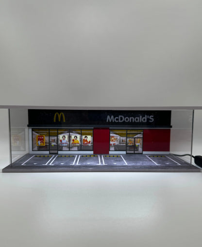 Diorama McDonald’s 1/64 éclairé SVRdiecast