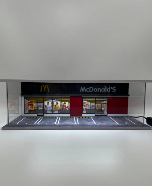 Diorama McDonald’s 1/64 éclairé SVRdiecast