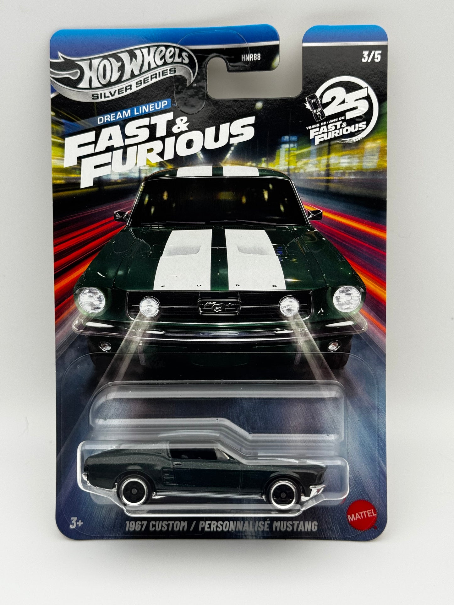 Fast & Furious Silver Series – Dream Lineup 25th Anniversary – Set Complet 5/5 – Hot Wheels | 1:64 SVRdiecast