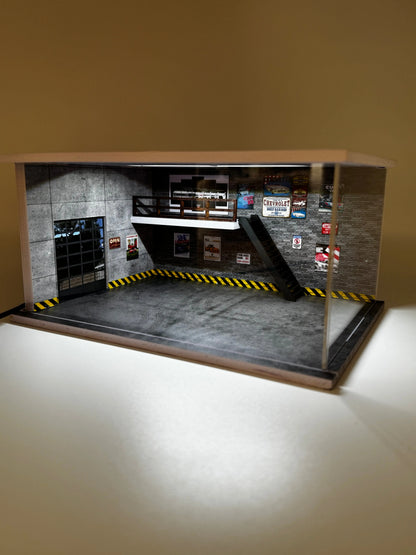 Diorama mini garage 1/64 SVRdiecast