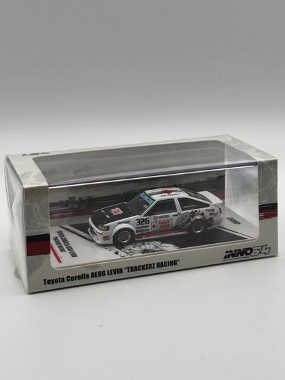 Toyota Corolla AE86 Levin “Trackerz Racing” – INNO64 1:64 SVRdiecast