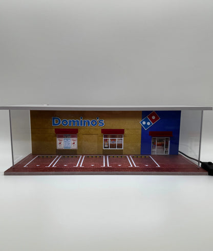 Diorama Domino’s Pizza 1/64 éclairé SVRdiecast