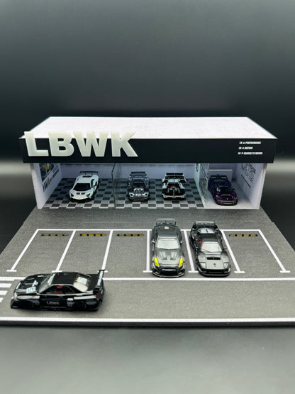 Diorama Garage LBWK 1:64 – Liberty Walk Performance