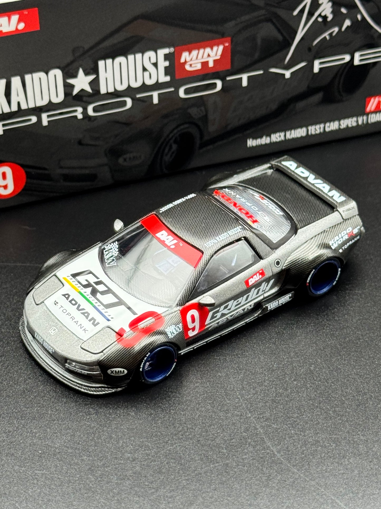 Honda NSX Kaido Test Car Spec V1 (DAI NSX) – Kaido House x Mini GT | 1:64