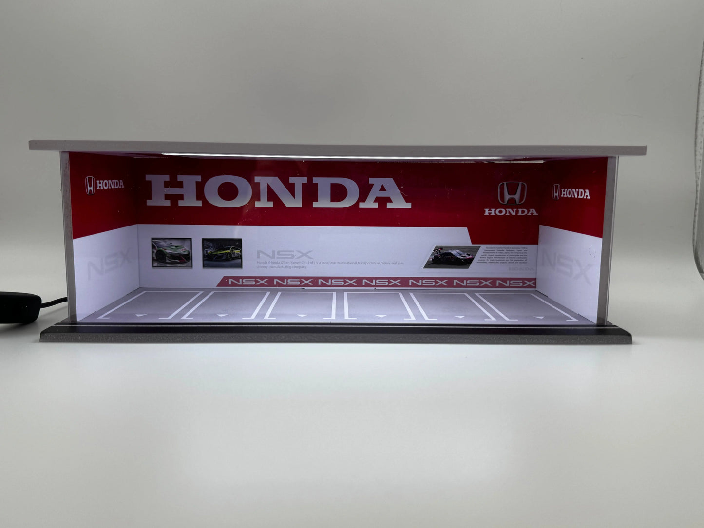Diorama Honda 1/64 éclairé SVRdiecast
