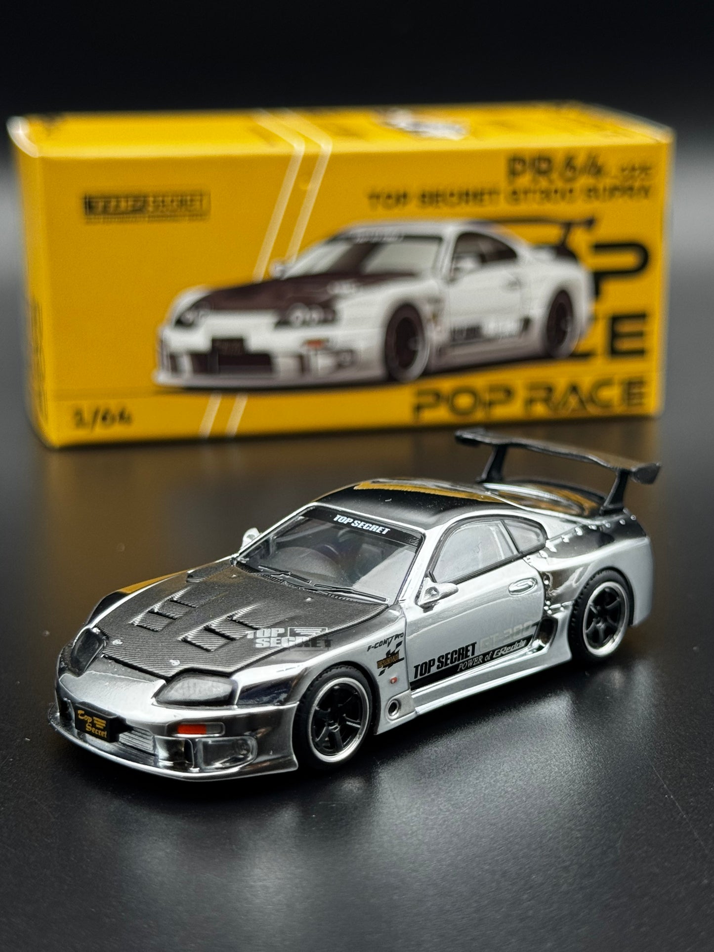 Toyota Supra A80 Top Secret GT300 – Pop Race | 1:64