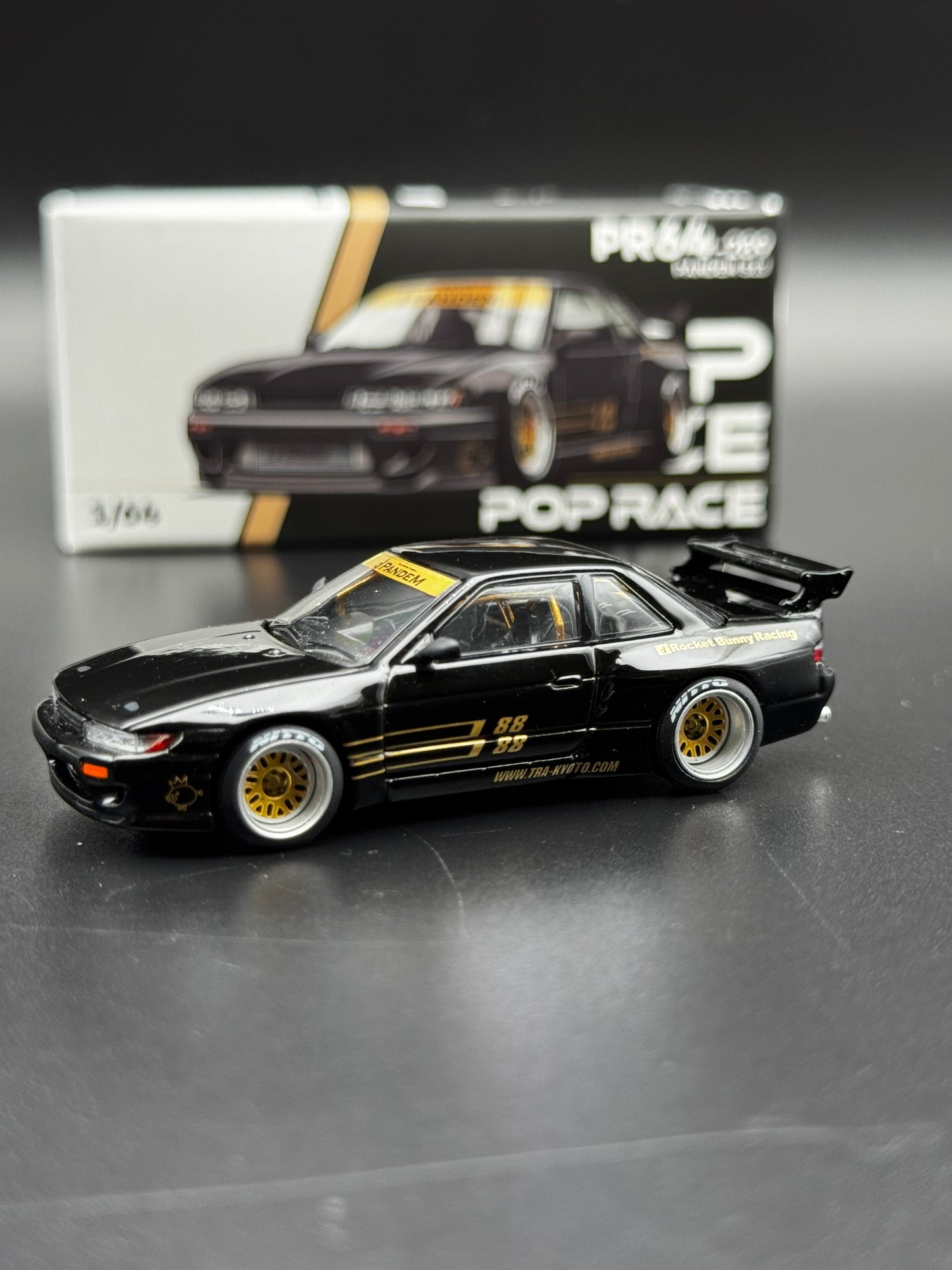 Nissan Silvia S13 Pandem #88 Rocket Bunny – Pop Race | 1:64