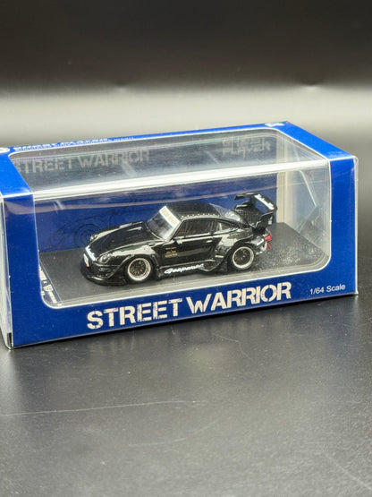 Porsche 993 RWB “Geopanel” black street warrior | 1/64 Low number