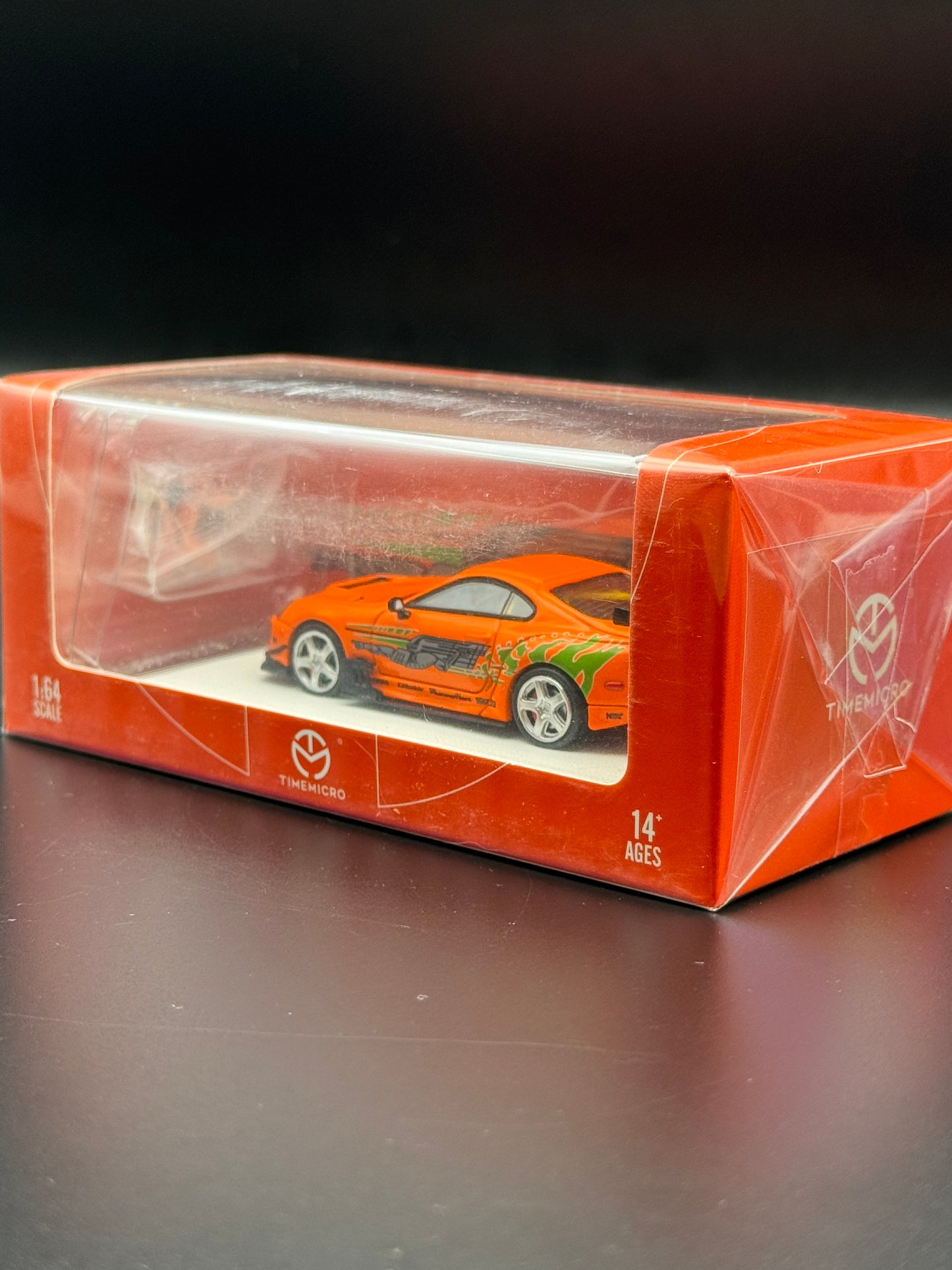 Toyota Supra JZA80 – TimeMicro avec Figurine | 1:64