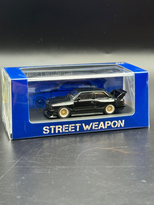 BMW e30 Lto black | Street Weapon 1/64