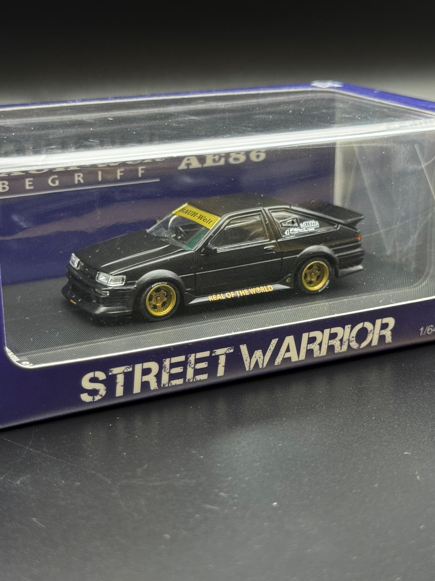Toyota AE86 Trueno RWB “Begriff” – Street Warrior × Ghost Player | 1:64