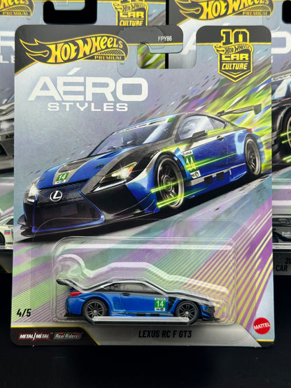 Hot Wheels Premium Car Culture Aéro Styles Set Complet 1:64