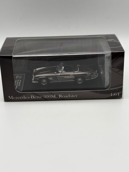 1957 Mercedes-Benz 300SL Roadster Chromée – YS Model – Édition Limitée 487/499 | 1:64 SVRdiecast