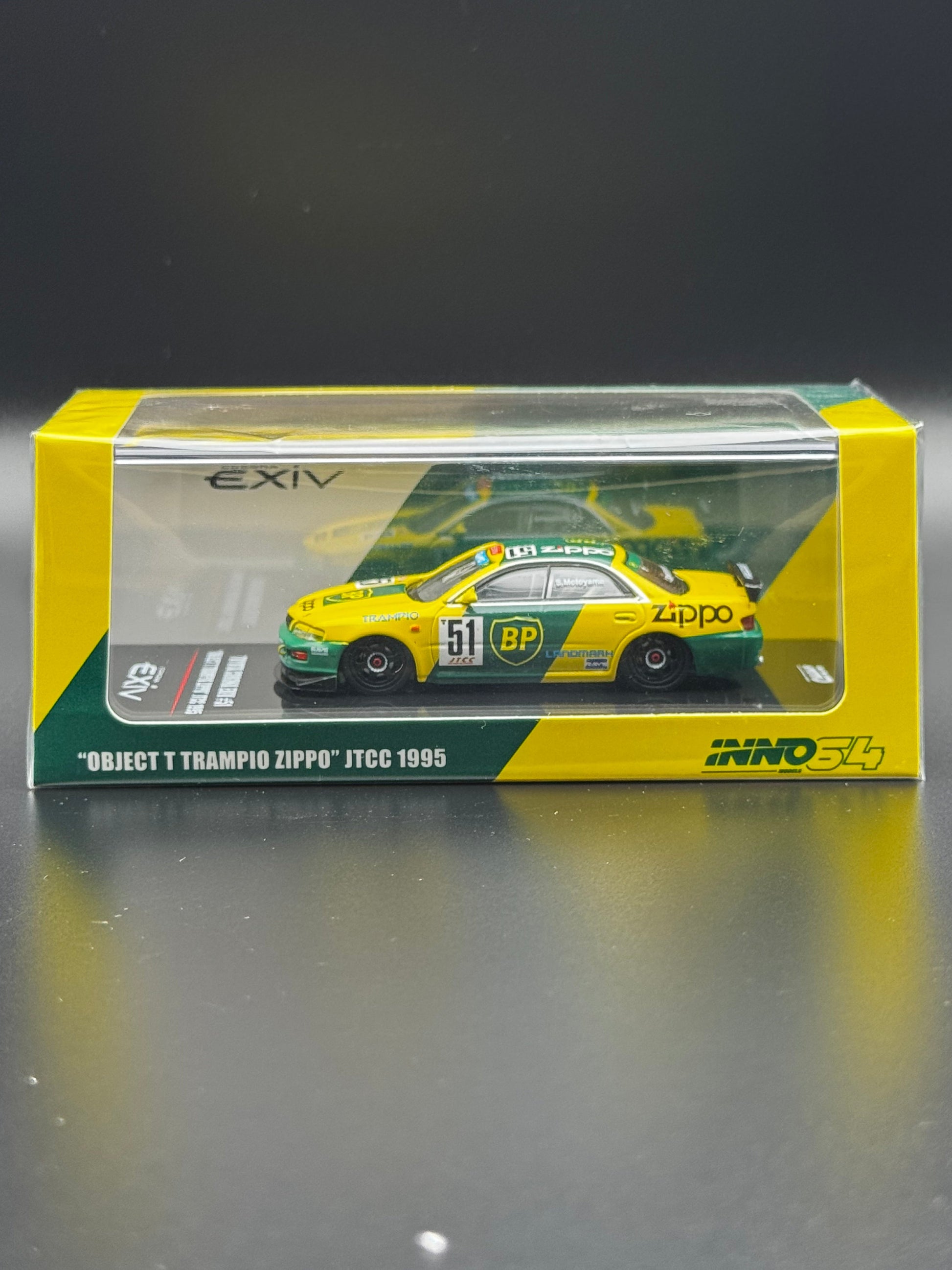 Toyota Carina E #51 “Object T Trampio Zippo” JTCC 1995 Inno64 1:64 SVRdiecast