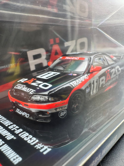 Nissan Skyline GT-R (R33) #11
RÄZO "Trampio" Sendan Highland 1995 Winner | Inno64 1:64