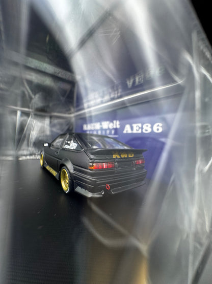 Toyota AE86 Trueno RWB “Begriff” – Street Warrior × Ghost Player | 1:64
