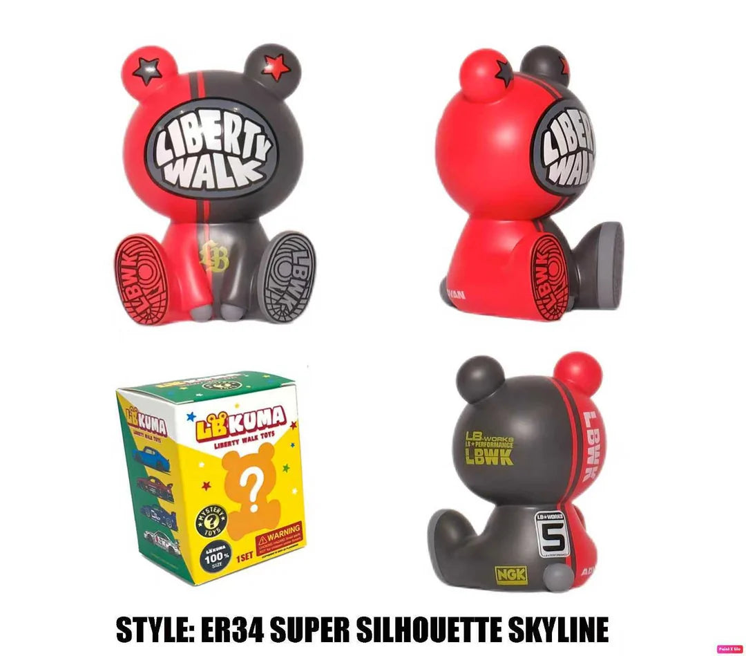 LB Kuma Version 2 100% - Blind Box Style 4 pièces (AD-LBKuma07)