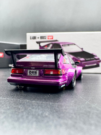 Kaido House x Mini GT Toyota AE86 Sprinter Trueno Touge V1 Violet 1:64
