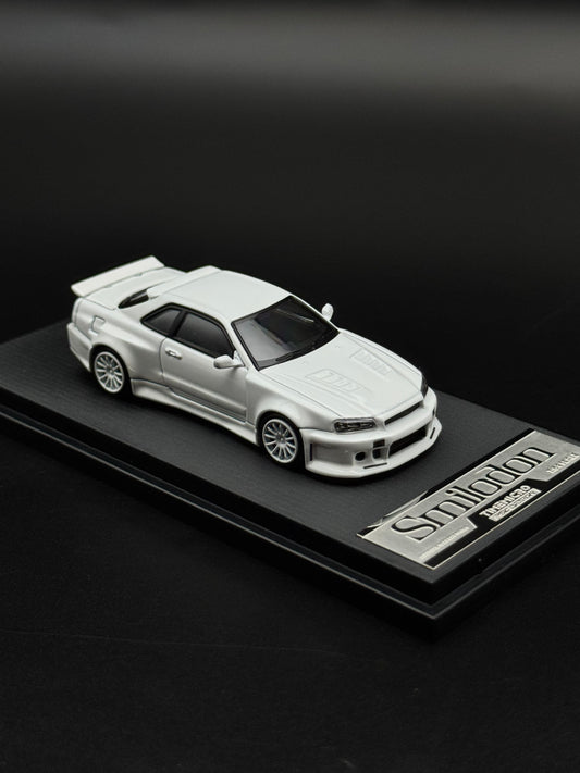 Nissan GT-R r34 Smilodon Time Micro 1/64