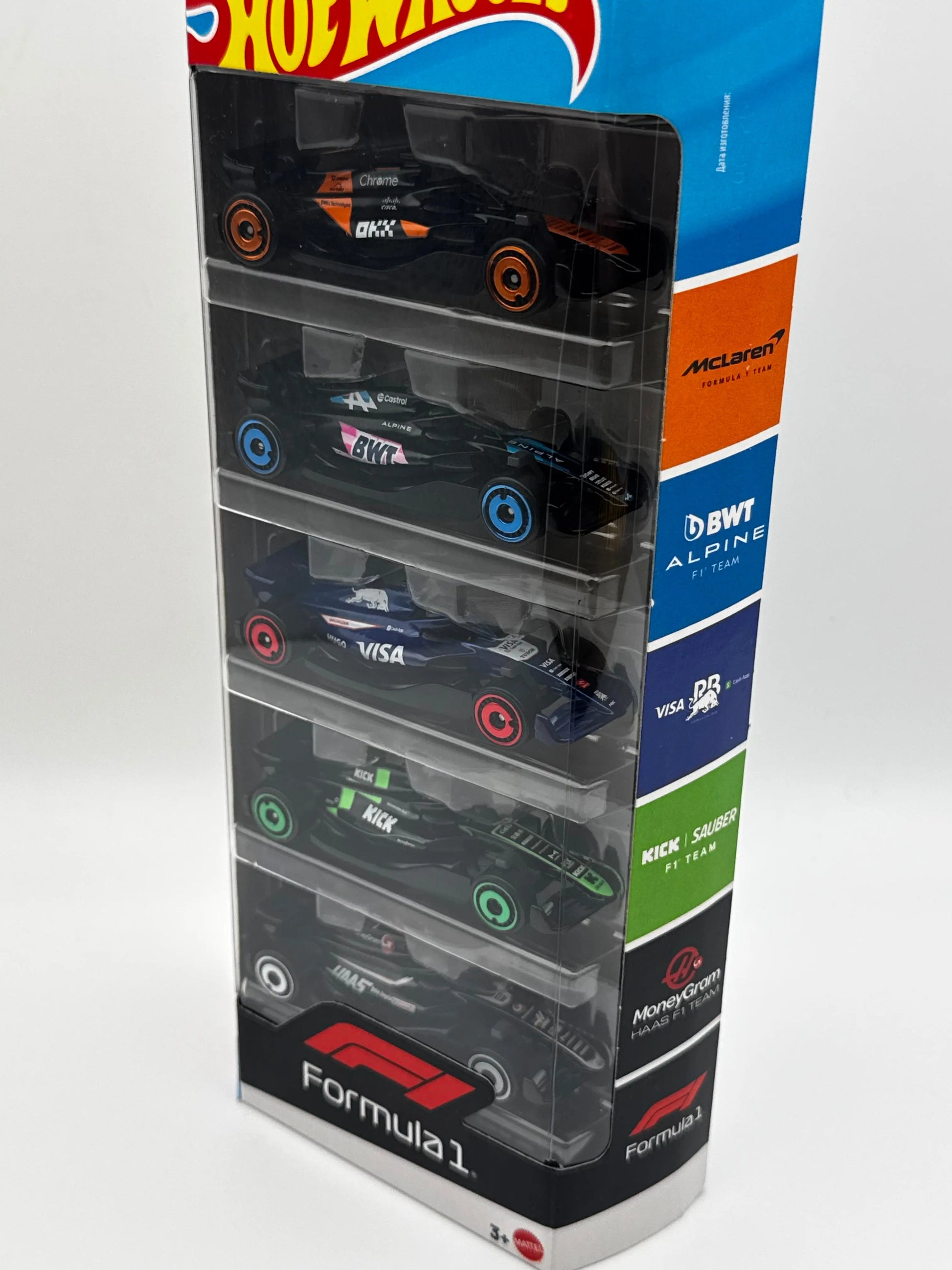 Hot Wheels – Pack Formule 1 2024 (5 véhicules) – Échelle 1/64 SVRdiecast