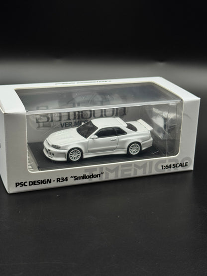 Nissan GT-R r34 Smilodon Time Micro 1/64