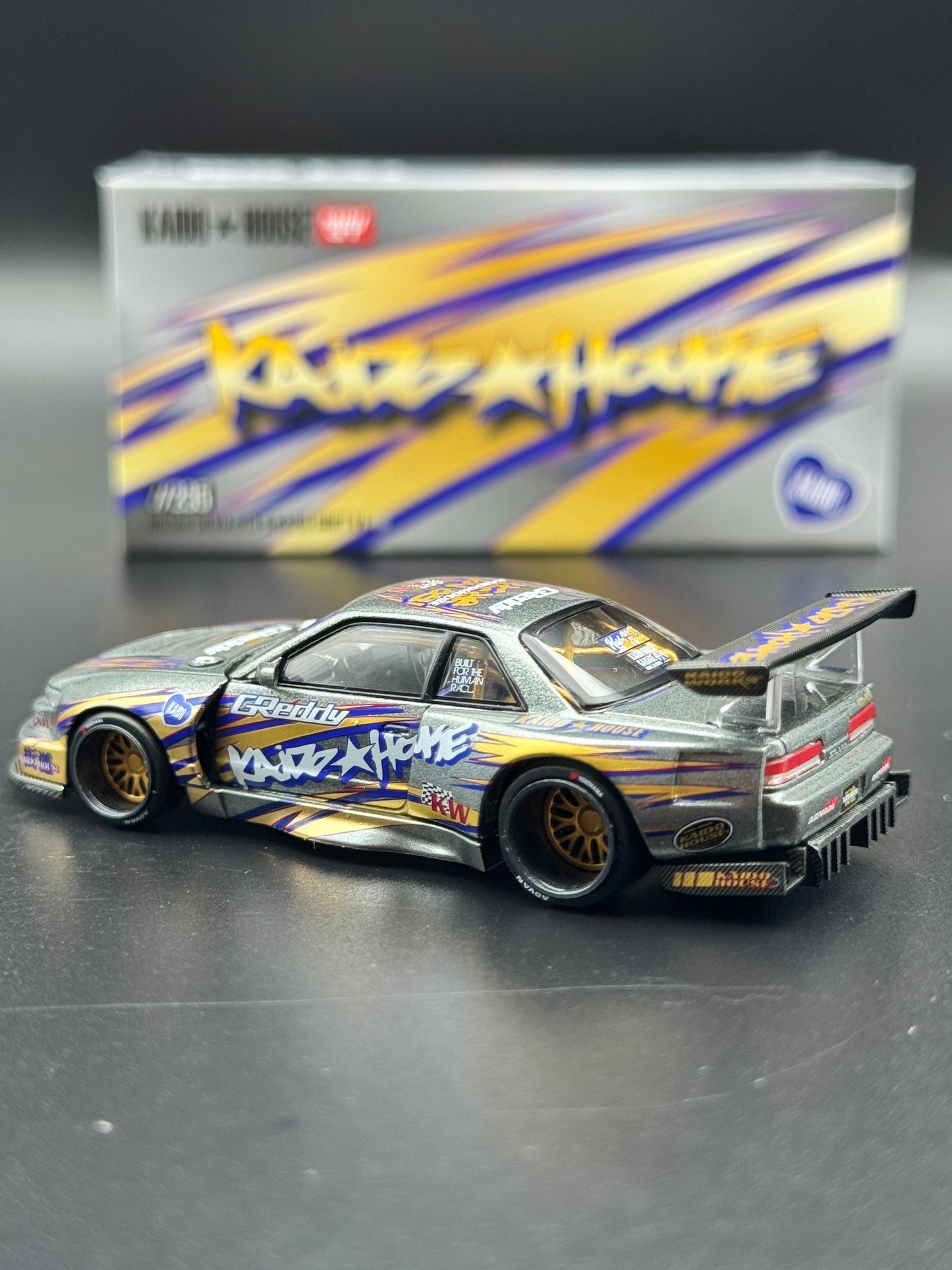 Nissan Silvia S13 R Kaido Drift V1 – Kaido House x Mini GT | 1:64