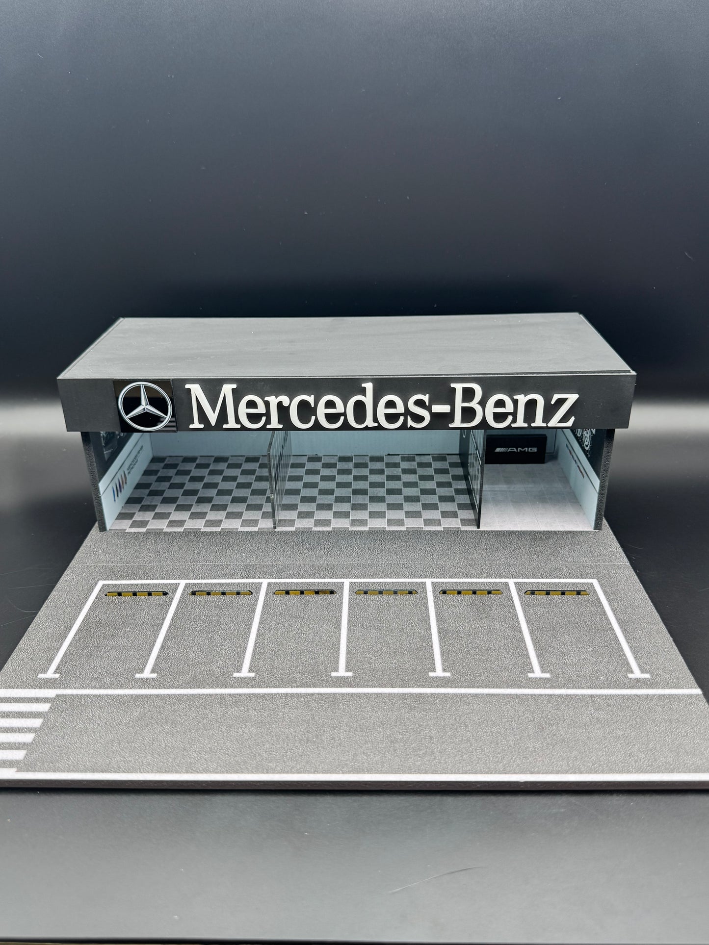 Diorama Showroom / Atelier Mercedes-Benz | 1/64
