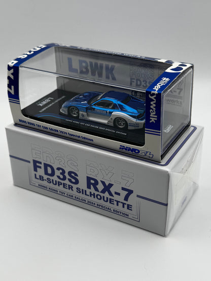Mazda RX-7 FD3S LB-Super Silhouette – Hong Kong Toy Car Salon 2024 Special Edition (Chase – Blue Chrome) INNO64 SVRdiecast