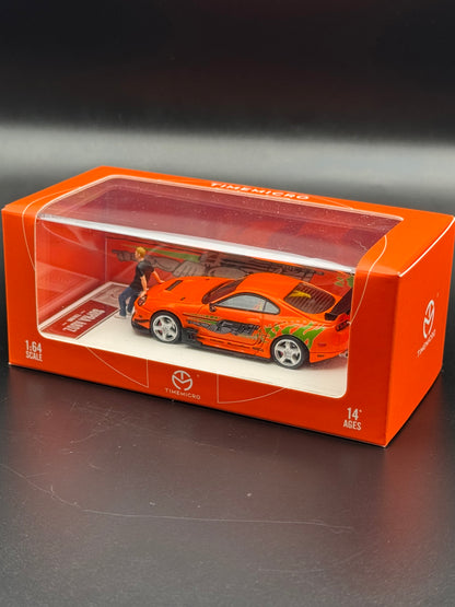 Toyota Supra JZA80 – TimeMicro avec Figurine | 1:64