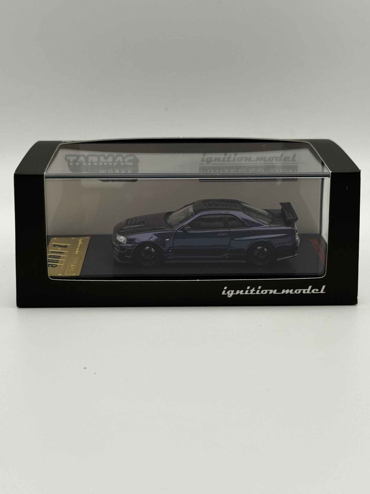 Nismo R34 GT-R Z-Tune “Midnight Purple III” – Ignition Model × Tarmac Works | 1:64 SVRdiecast