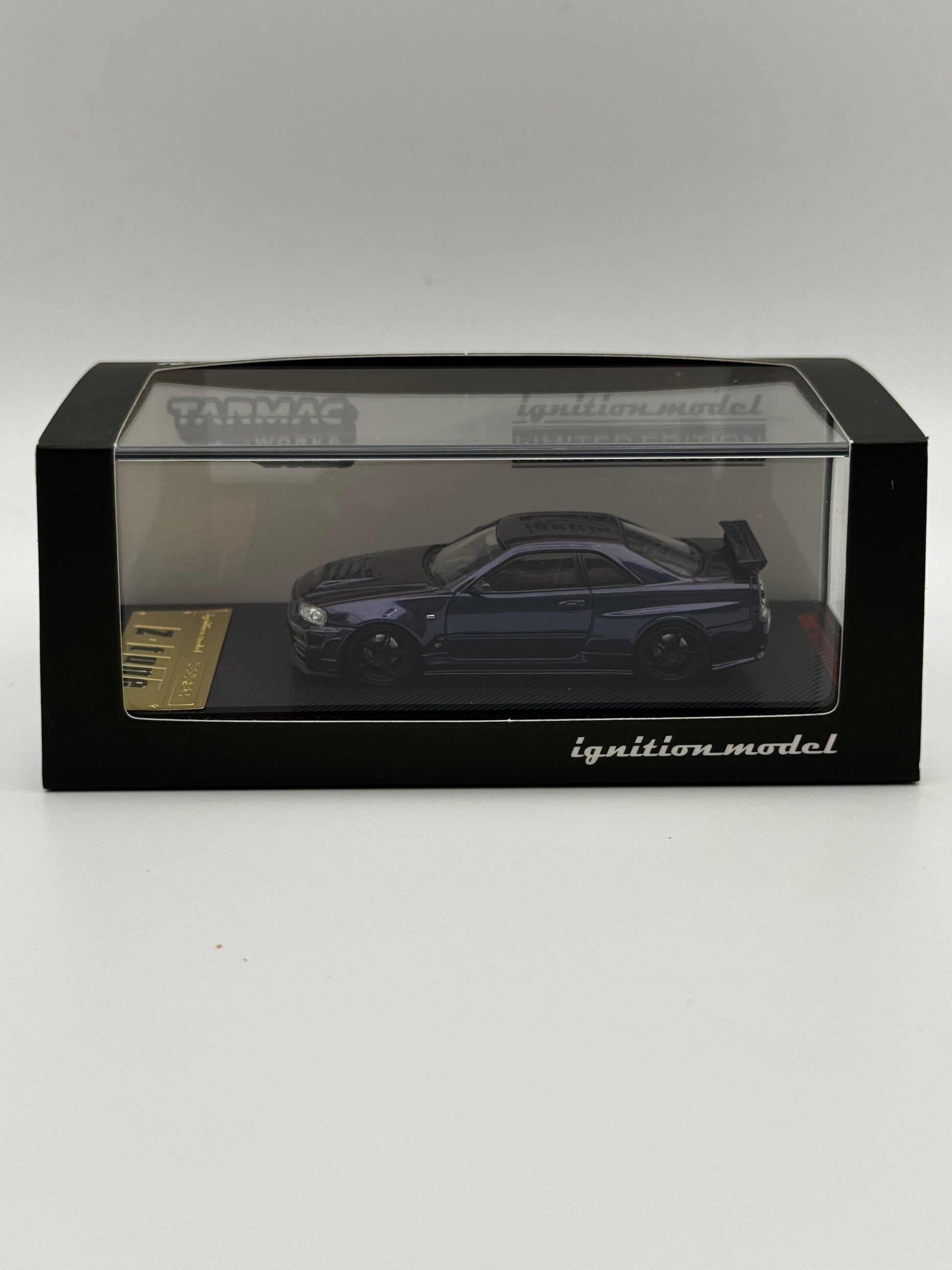Nismo R34 GT-R Z-Tune “Midnight Purple III” – Ignition Model × Tarmac Works | 1:64 SVRdiecast