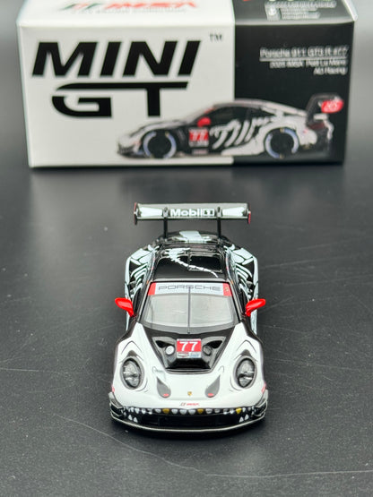 Porsche 911 GT3 R #77 AO Racing - 2023 IMSA Petit Le Mans - MINI GT