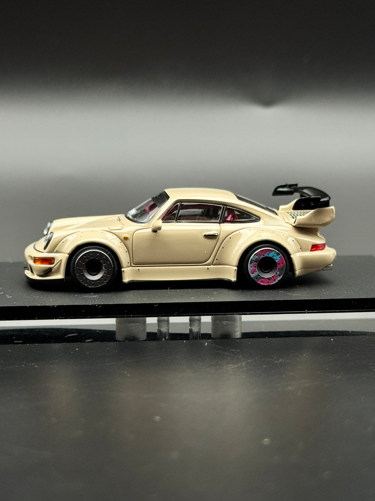 Porsche 964 RWB Time Micro | Set flasque de roues 1/64