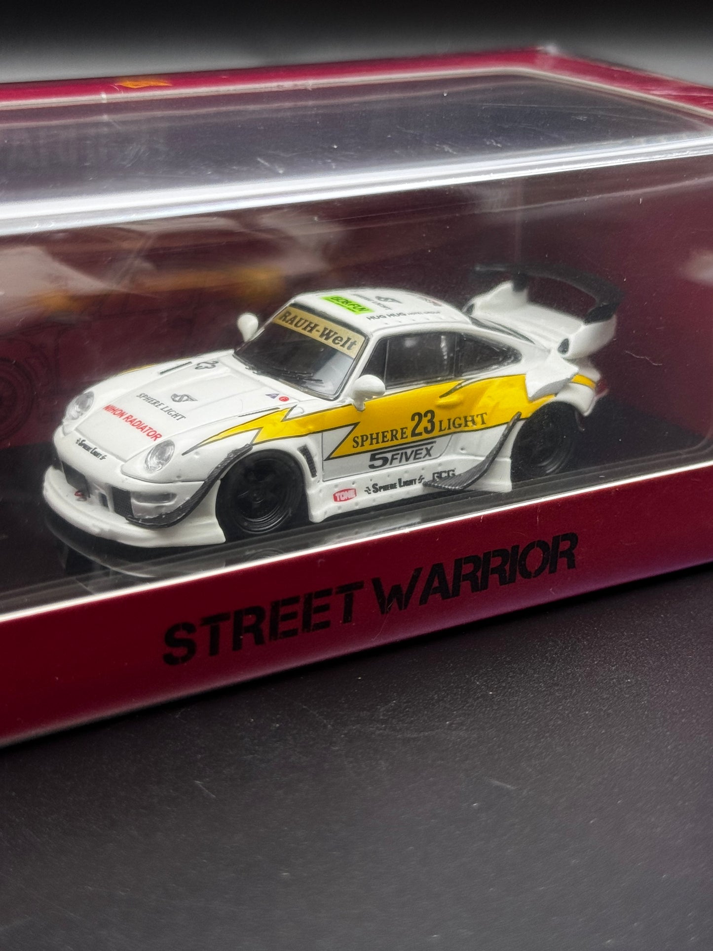 Porsche RWB 993 “Sphere Light #23” – Street Warrior × Ghost Player | 1:64