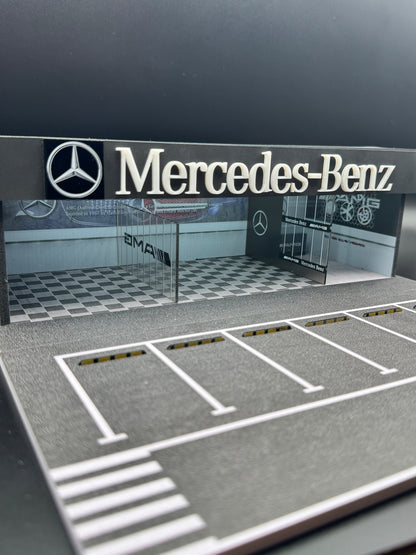 Diorama Showroom / Atelier Mercedes-Benz | 1/64