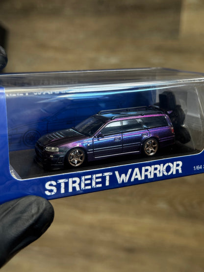 Nissan Stagea R34 purple – Street Warrior 1/64 | 498/499 SVRdiecast