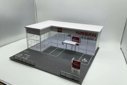 Diorama Concession Nissan 1/64 SVRdiecast