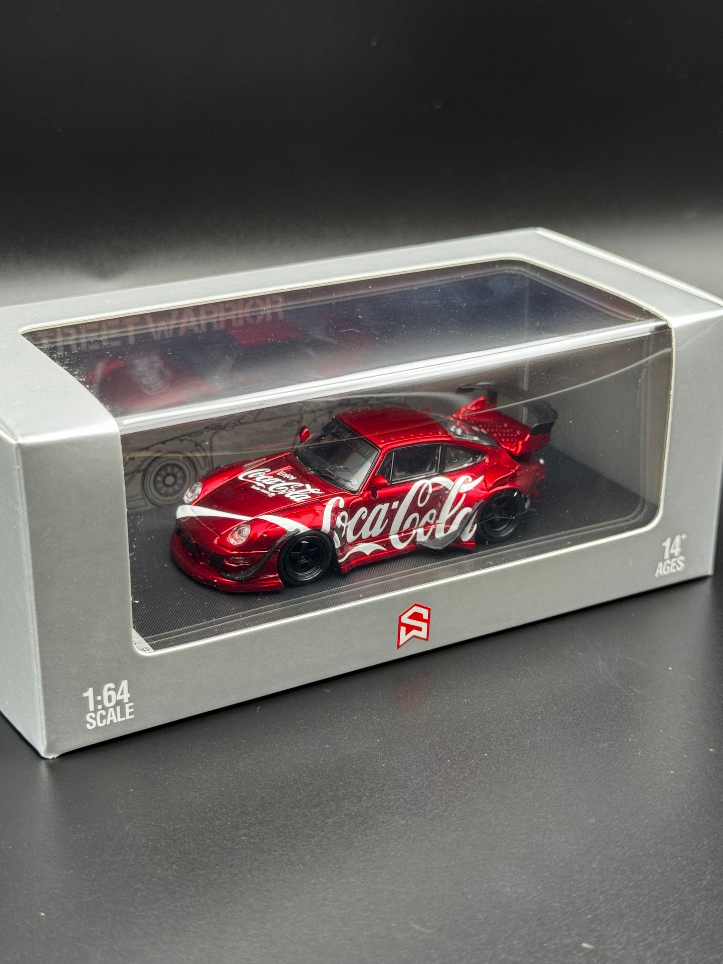Porsche 993 RWB – Coca-Cola Livery | Rouge Candy | 1:64