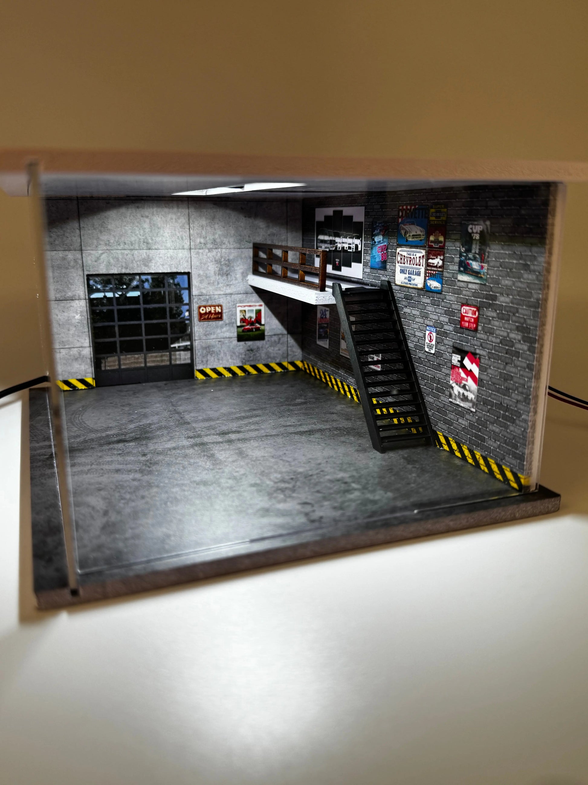 Diorama mini garage 1/64 SVRdiecast