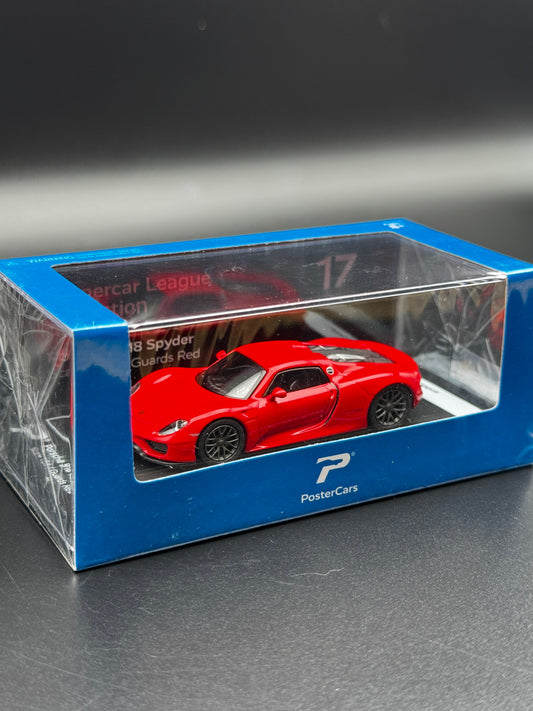 Porsche 918 Spyder – Guards Red | PosterCars Hypercar League Collection