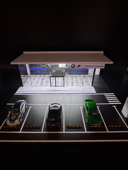 Diorama Concession BMW of Columbia – Showroom | 1:64