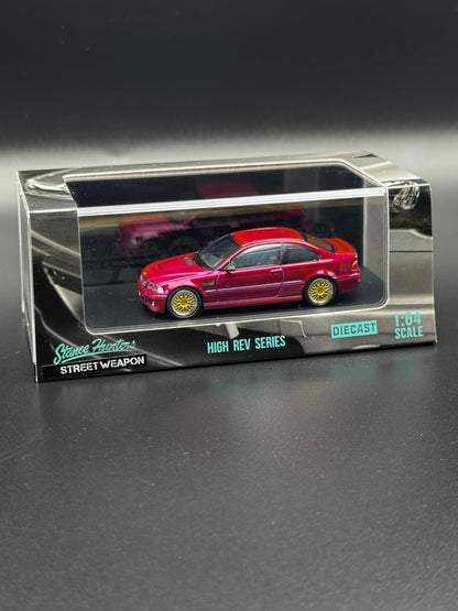 BMW e46 m3 high rev series — street weapon × stance hunters 1:64 SVRdiecast